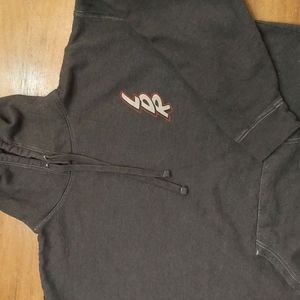 Charcoal gray faded Lana del Rey concert hoodie  over sized M